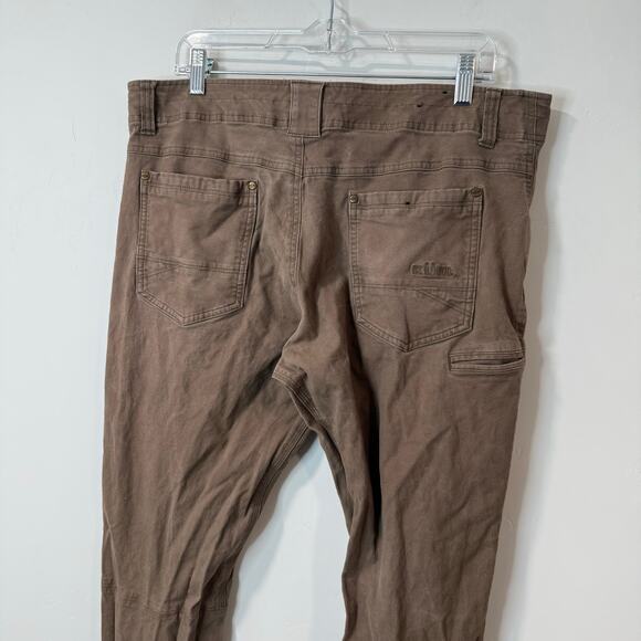 Kuhl Men's Kanvus Jean Chino Pant Tan Khaki Brown Stretch Straight Leg 36 x 34 - Picture 7 of 11